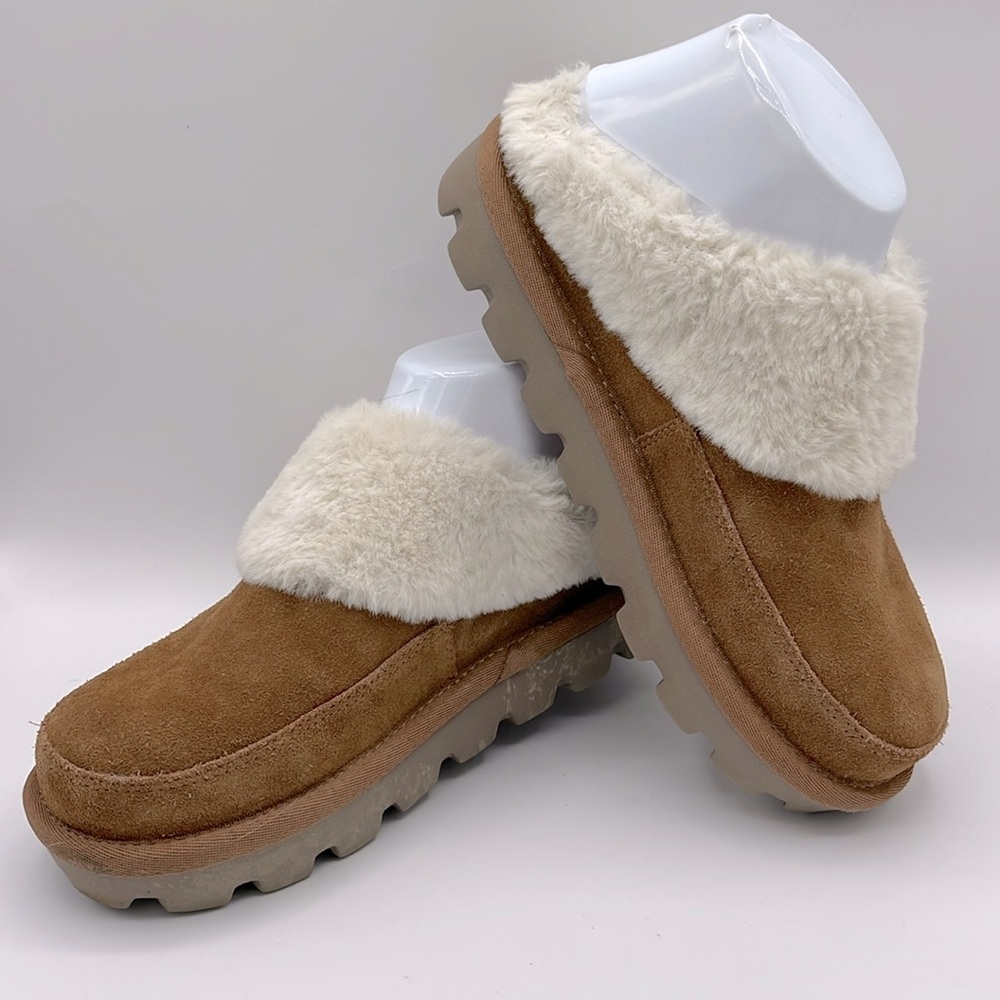 Cozy Brown Suede Women's Slippers